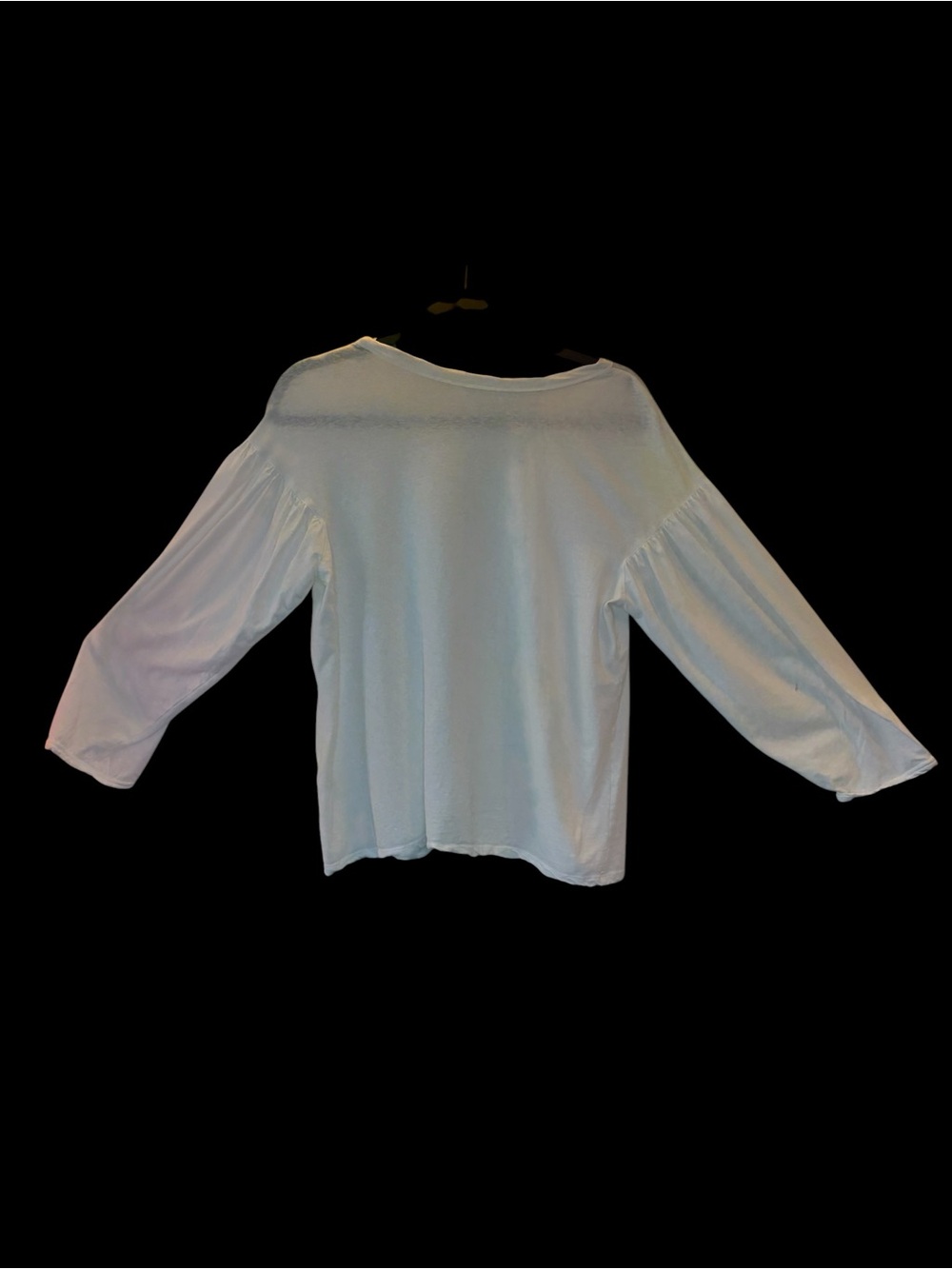 A.L.C. White Puff-Sleeve Women's t shirt - Picture 2 of 10